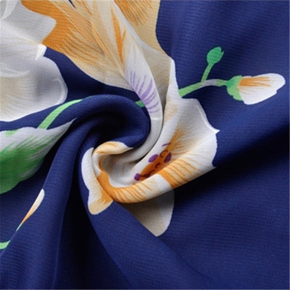 LAST ONE! Floral high-low lace dress - Picture 6 of 6